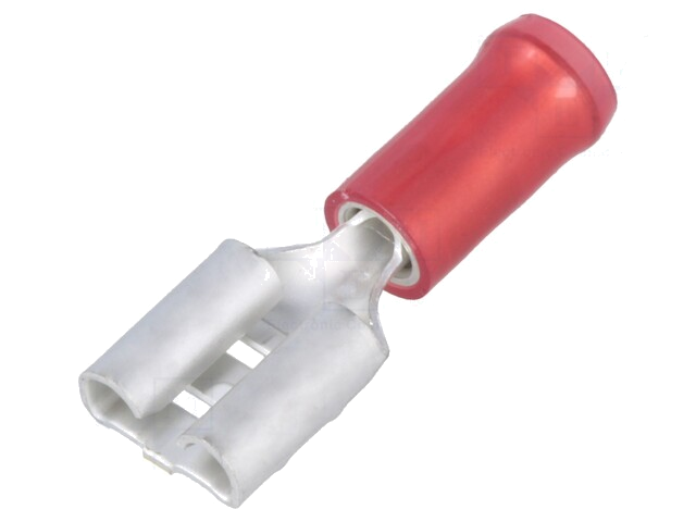 Connector: vlak; 6,3mm; 0,8mm; vrouwelijk; 0,3÷1,5mm2; klemmen Connector: vlak; 6,3mm; 0,8mm; vrouwelijk; 0,3÷1,5mm2; klemmen